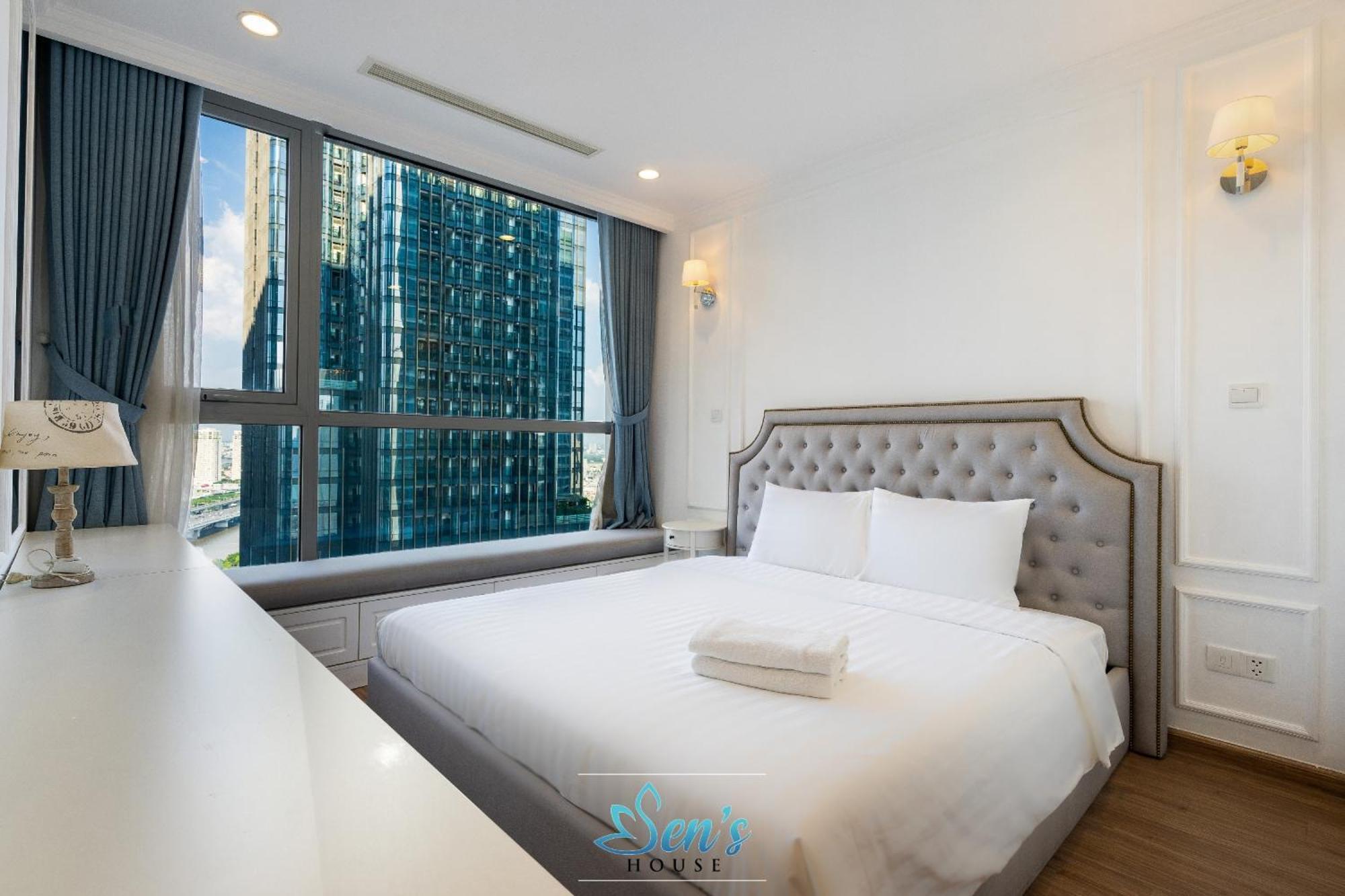 Free Airport Pick-Up - Luxury 3Br L3 High Floor With River View L3-30 胡志明市 外观 照片